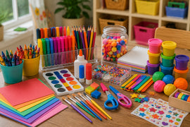 What Are the Best Arts and Crafts Supplies for Kids at Home?