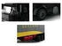 Set 231mm General Jim's Black Semi Truck Building Blocks Highly Detailed Model - Realistic Black Cab, Gray and Yellow