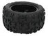 RC Rubber Tires, 4PCS Strong Cushioning Wear Resistant Replacement Tires for Traxxas Kraton RC Car (Black)