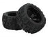 RC Rubber Tires, 4PCS Strong Cushioning Wear Resistant Replacement Tires for Traxxas Kraton RC Car (Black)