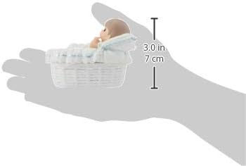 Precious Moments Baptism Gift, Boy's Resin Rosary Box, Hand-Painted Details, Perfect Keepsake