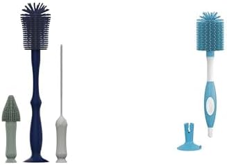 Dr. Brown's Silicone Cleaning Brush Set with Bottle, Spout, and Straw Brush,
