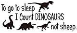 Cute Dinosaurs Bedroom Wall Sticker Decals, Kids Room Nursery Room Peel & Stick Cartoon Wall Art