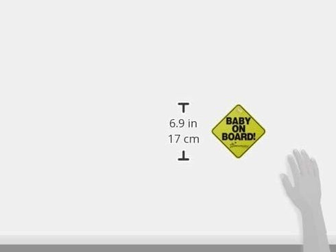Dreambaby Baby On Board Sign - Safety Awareness Warning Decal - Model L211