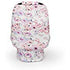 Kiddo Kind Carseat Cover for Girls - Watercolor Floral - Includes Car Seat Strap Covers