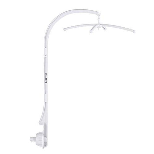 White Crib Mobile Holder for Newborns and Infants, Universal Baby Crib Mobile