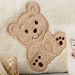 5-Piece Set, 1 4 Spasilk Soft Terry Hooded Bath Towel and Washcloth Baby Towel and Baby Washcloths for Newborn Boys