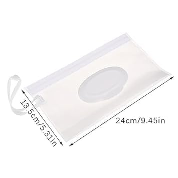 Juroicessry Set White Baby Wipe Case Travel Holder Keeps Wipes Moist of Wet Wipes Holders Cases Diaper Wipe Holders