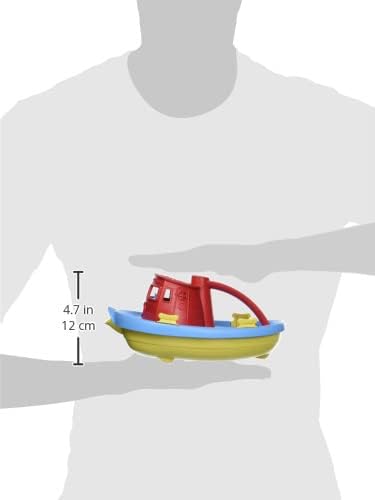 Classic Red Tug Boat Toy for Toddlers