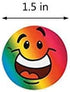5 Rolls of Party Supplies Stickers for Kids Teachers, 1000 Stickers, Sticker Roll