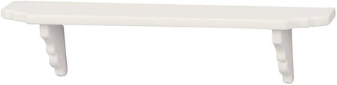 YuanHolumid 2Pcs Accessories,1:12 White Dollhouse Wall Shelf,Doll House Storage Wall Shelf for Kitchen Scene Dollhouse