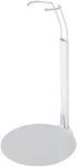 DSP-5125W 10, 11, 12 inch 1.125" 1.5" 3.25" 4" Pack 2 Plymor White Adjustable Doll Stand, fits and Slim Waist Dolls