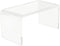 Miniature Desk Dollhouse Furniture Tea Coffee Table, 1:12 Scale Clear Acrylic Modern Accessories