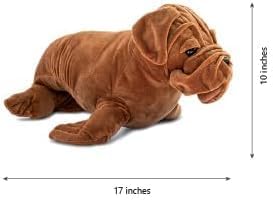 15, Randimals Sea Lion Plush Stuffed Toy Mastiff Dog Face Soft & Huggable, Premium Quality Hybrid Animal Friend