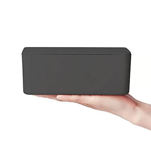 Baby Wipe Holder, Keeps Diaper Wipes Fresh, Easy Open & Close Container (Black)