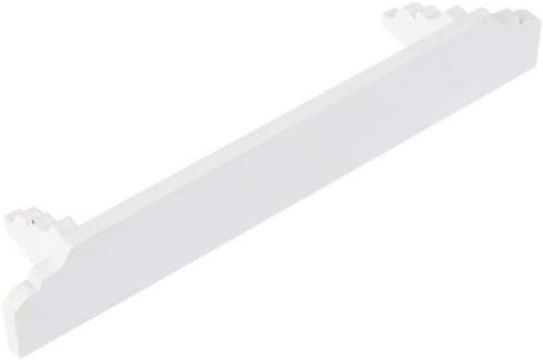 1Pc White Dollhouse Wall Shelf, 1:12 Scale Miniature Dollhouse Accessories for Kitchen Scene, Dollhouse Décor