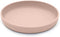 nouka Flat Plate, 100% Food-Grade Silicone, Non-Slip & Soft, Dishwasher Friendly, Soft Blush, 7.5 in
