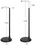 ZITA ELEMENT 2 Pcs Adjustable Doll Stand Holders Base for 14 Inch - 18 Inch Doll Accessories – Black.