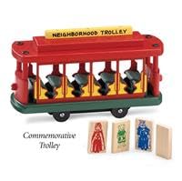 Sets Community 2+ Holgate Toys Mister Roger's Wooden Track Trolley | Durable Magnetic Connection for Train & Floor Play