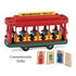 Sets Community 2+ Holgate Toys Mister Roger's Wooden Track Trolley | Durable Magnetic Connection for Train & Floor Play