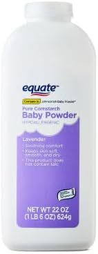 GENERIC Equate Pure Cornstarch Baby Powder with Lavender and Chamomile-Talc-Free(Pack 1, 22 Oz.)