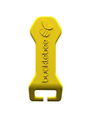 Bucklebee Easy Car Seat Buckle Release Aid - Button Pusher Tool for Children - 1 Pack Yellow