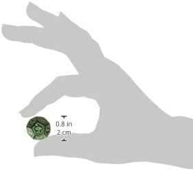 Q-Workshop Call of Cthulhu: Black and Green Dice, Set of 7