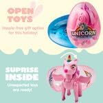 8 Pack 3.5" JOYIN Pre Filled Easter Egg with Unicorn Deformation Toys, Easter Party Favor for Girls Toddlers Kids Egg