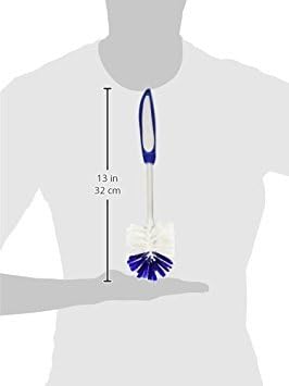 13.5" Dawn Ultra Multipurpose Twister Bottle Cleaning Brush, White/Blue