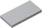 Classic Building Bricks Tile 2x4, 100 Piece Light Grey Compatible with Lego Parts and All Major Brick Brands