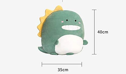 Cute Dinosaur Plush Hugging Pillow - Soft 12 Inch Stuffed Animal Toy for Kids Birthday, Valentine, Christmas