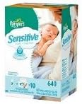 Pampers Sensitive Baby Wipes 640 Count