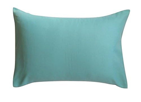 Ella & Max Toddler Pillowcase Aqua Color for 13x18 & 14x19 Toddler Pillows - Easy to Wash, Handmade in USA
