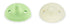 3-36 2 Pack Kids Heroes One-Piece Silicone Pacifiers for Babies Months, BPA-Free, (Mint Green and Vanilla)