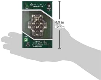 BePuzzled Dot Hanayama Metal Brainteaser Puzzle, Mensa Rated Level 2 for Ages 12 and Up