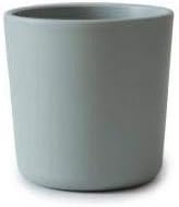 mushie Dinnerware Cups for Kids, Made in Denmark, Set of 2 (Sage)