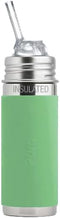 Pura Kid Stainless Steel Insulated Straw Bottle - Plastic-Free, MadeSafe, Silicone Straw, New