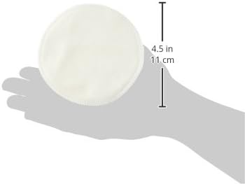 TL Care Nursing Pads Made with Organic Cotton, Soft & Washable, Natural Color, 12 Count