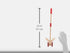 6.3, 5.8, 22.2 inch, Award Winning Hape Butterfly Wooden Push and Pull Walking Toy, L: W: H: Red