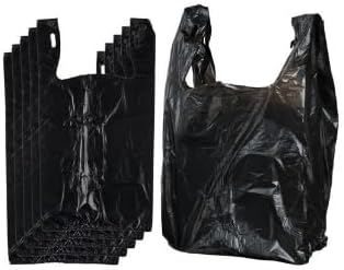 Pack of 200 - Black - Large Size - 8" x 13"