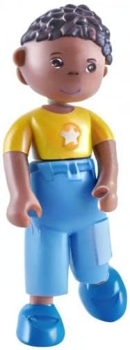 HABA Little Friends Erik - 4" African American Boy Dollhouse Toy Figure