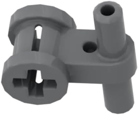 MOC Pneumatic Parts Two-Way Hose Connector with Axle, Pack of 30pcs Compatible with Standard Building Blocks