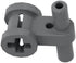 MOC Pneumatic Parts Two-Way Hose Connector with Axle, Pack of 30pcs Compatible with Standard Building Blocks