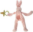 Bunnies By The Bay "Blossom" Bunny Silly Buddy - Plush Toy with Velcro Loop, 10"