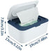 DNAMYJME Wipes Dispenser Baby Wipe Holder, Dustproof Refillable Wipe Container Large Capacity Tissues Wipes Case