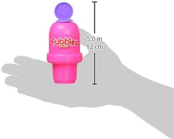 Fubbles Bubbles No-Spill Bubble Tumbler for Kids | Includes 6oz Bubble Solution & Wand (Pack of 3)