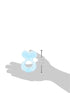 Silicone Teethe-eez Teether by Nuby, with Bristles, Hygienic Case, Blue