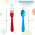 Toddler Utensils Set, 18 Pcs Plastic Kids Forks and Spoons, BPA Free, Dishwasher Safe, Brightly Colored Silverware