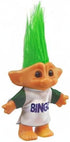 Vintage Troll Dolls Retro Chromatic Doll for Collections, Arts and Crafts, Party Favors - 7.5" Tall (Green)