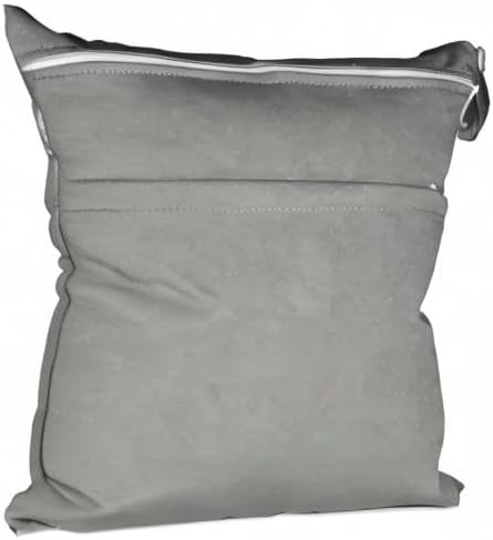 UUYYEO 2 Mommy Pcs Wet Dry Bags for Baby Cloth Diapers Bags Waterproof Reusable with Two Zippered Pockets Yoga Gym Bag